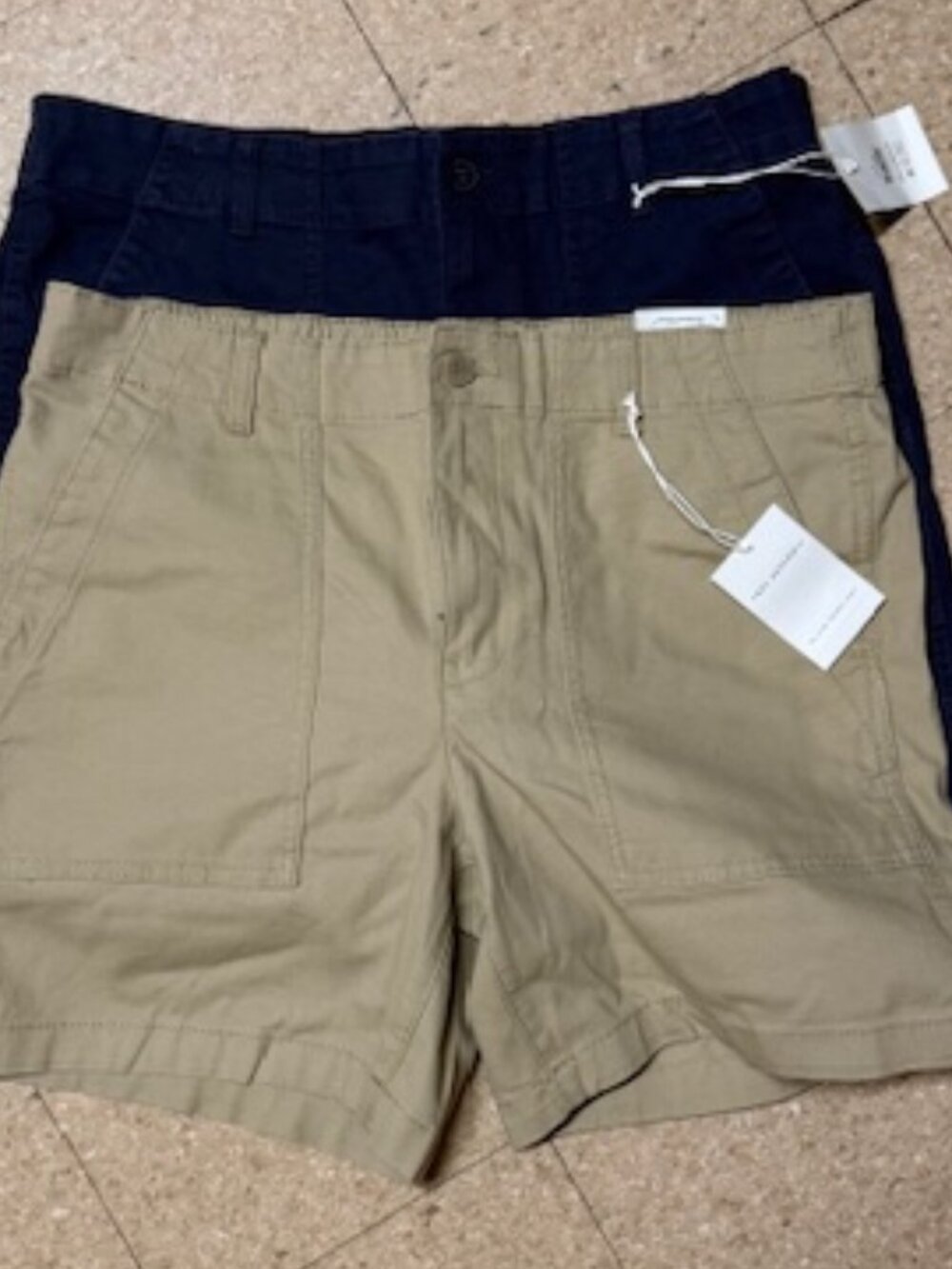 Free Assembly Men's Utility Shorts, 7" Inseam LARGE BRAND NEW 2 PAIR